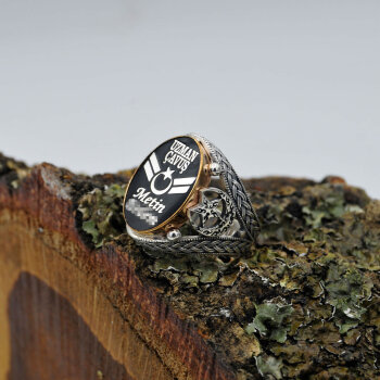 Gümüş Ayyıldız Uzman Çavuş İsimli Yüzük - 3