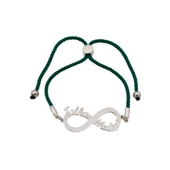 Gümüş İpli Sonsuzluk İsimli Bileklik - Kamer Gümüş