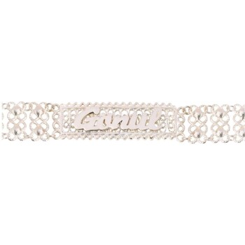 Gümüş İsimli Bayan Kişniş Bileklik - Kamer Gümüş