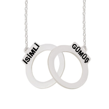 Gümüş Kelepçe İsimli Kolye - Kamer Gümüş