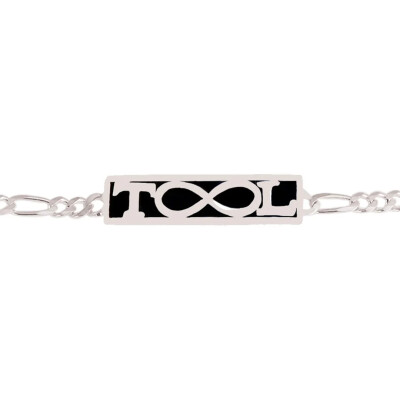 Gümüş Mineli Harfli Erkek Bileklik - Kamer Gümüş