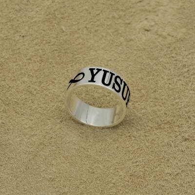 Gümüş Sonsuzluk İsimli Erkek Yüzük - 5