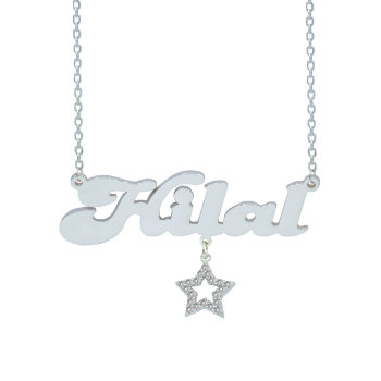 Gümüş Yıldız, Papatya Sallantılı İsimli Kolye - 2