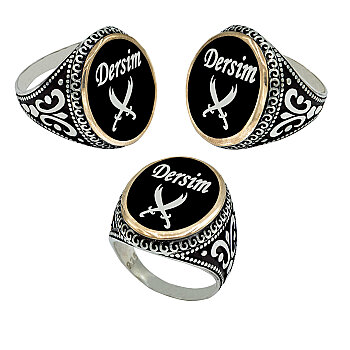 Gümüş Zülfikar Kılıçlı Yüzük - 2