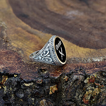 Gümüş Zülfikar Kılıçlı Yüzük - 5