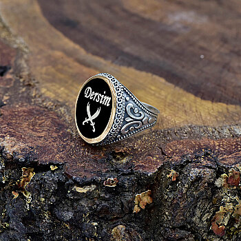 Gümüş Zülfikar Kılıçlı Yüzük - 9