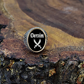 Gümüş Zülfikar Kılıçlı Yüzük - 7